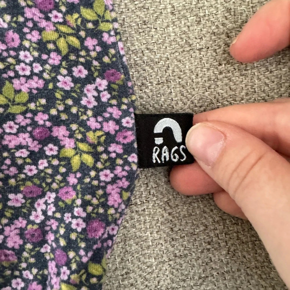 RAGS “Rise And Shine” Pull On Hooded Floral Romper Size 6-12 months - Picture 3 of 5